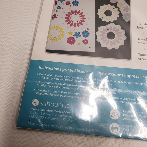 New Silhouette Window Cling Material & Image Transfer Sheets Arts & Crafts - Picture 9 of 13